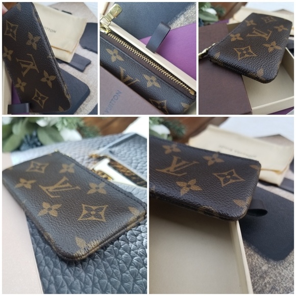 Louis Vuitton key pouch clef Monogram Genuine - Picture 6 of 8